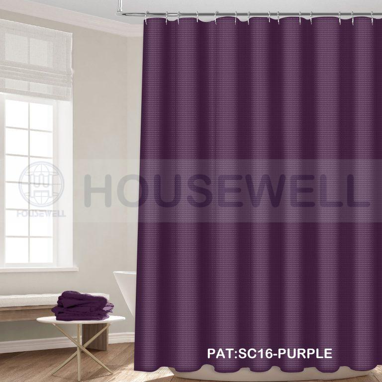 Metallic Printed PEVA Shower Curtain Set, Wet cloth wipe, Non-toxic and tasteless