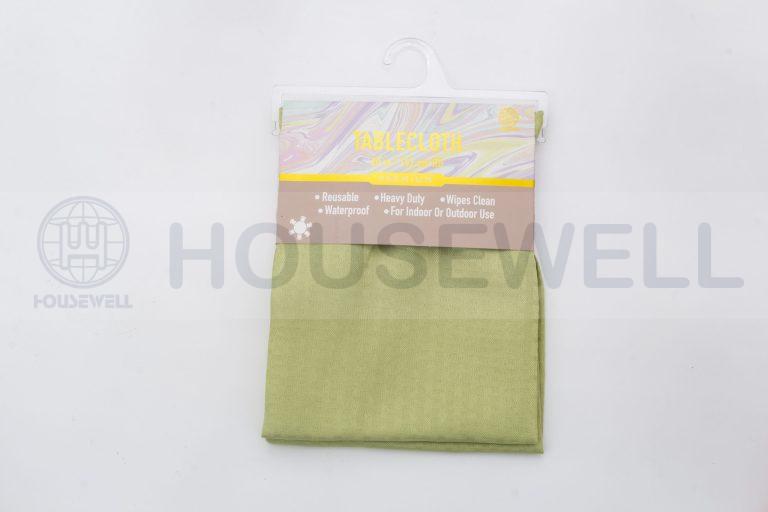 Taplak Meja Poliester Jacquard Warna Solid, Anti Air, Tahan Jamur, Tugas Berat