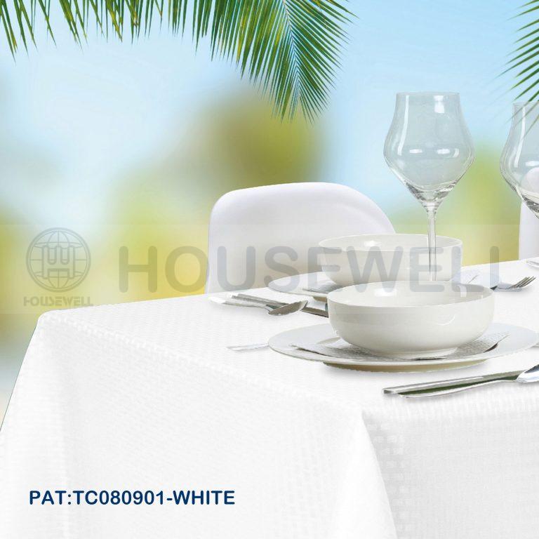 Solid Color Fabric Party Tablecloth, machine washable and hand washable, Mildew Resistant , Comfortable to touch