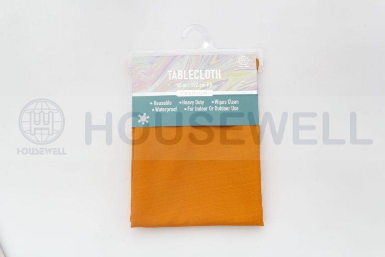 Solid Color PEVA Flannel Tablecloths, Water proof, Eco-Friendly and Non-toxic