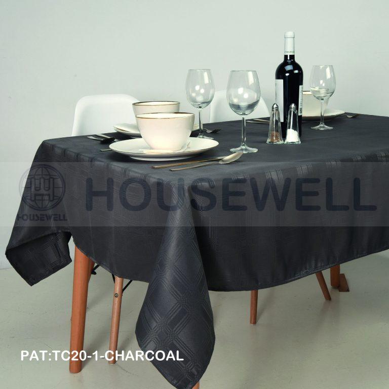 Jacquard Fabric Tablecloths, machine washable and hand washable, Mildew Resistant , Comfortable to touch