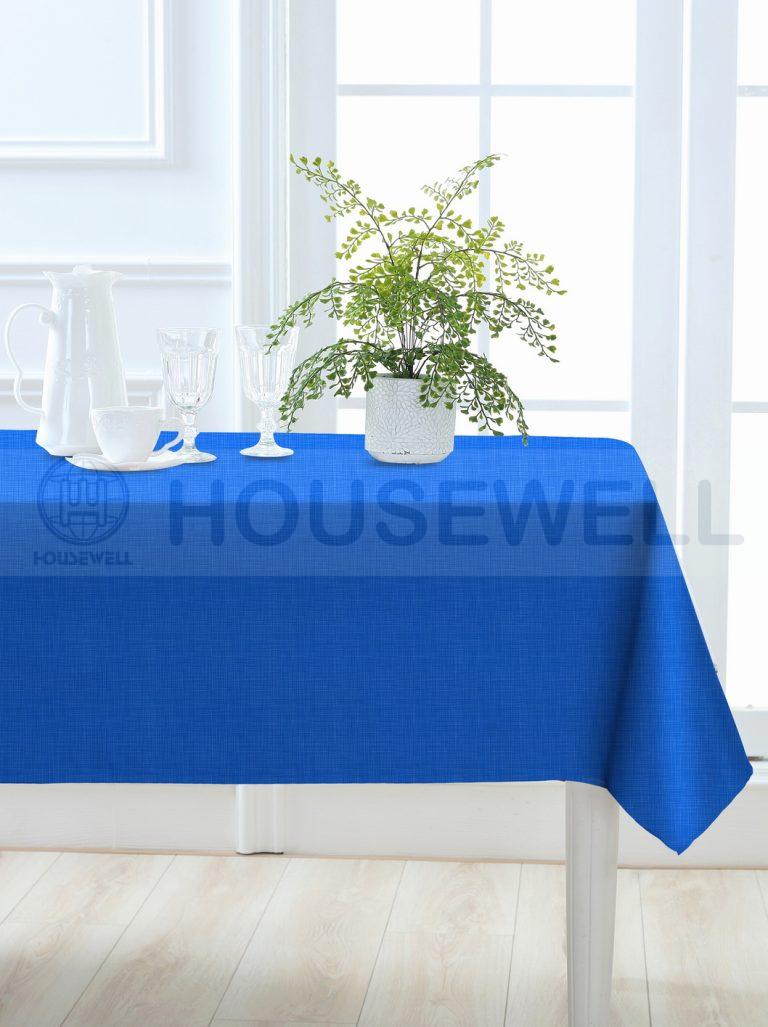 Solid Color Flannel Backing Tablecloths, Quick Drying, Eco-Friendly