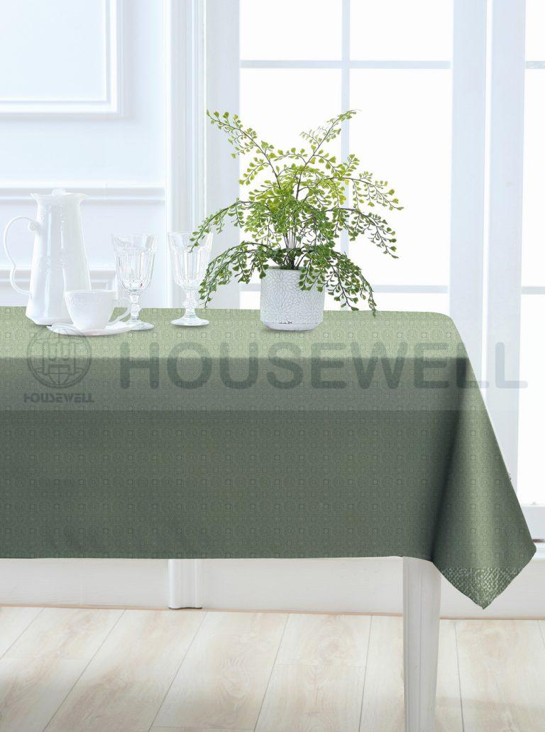 Solid Color Flannel Backing Table Cloths, Wet cloth wipe, Non-toxic and tasteless