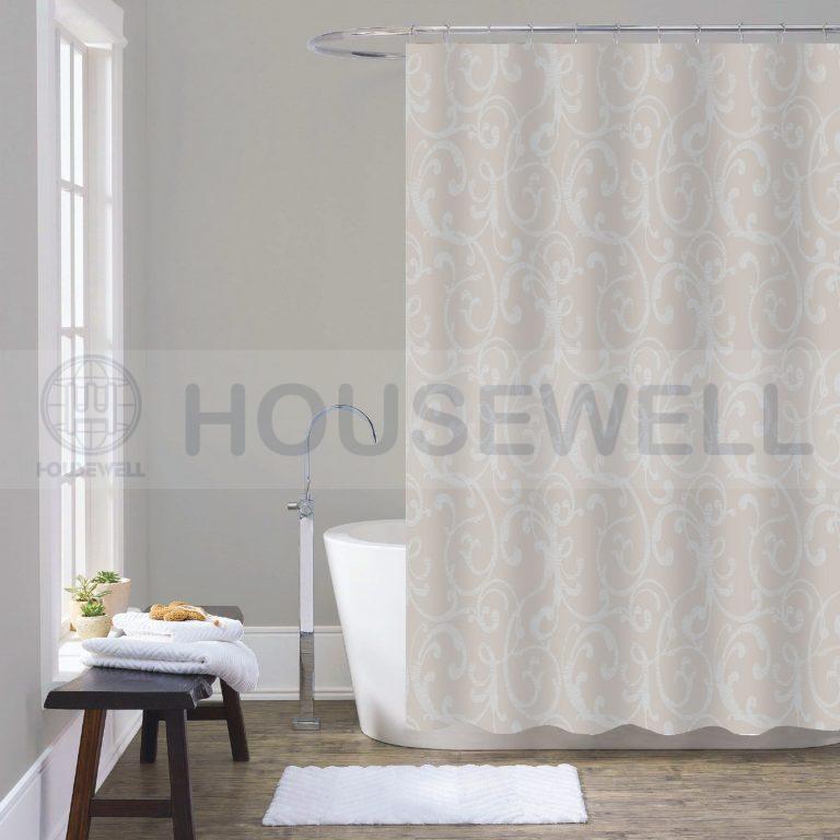 Printed Premium Polyester Shower Curtain Set, Water proof, Comfortable to touch