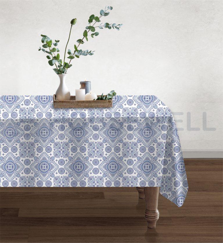 Printed 100% Polyester Party Tablecloth, Wipes Clean, Quick Dry , Heavy Duty,Comfortable to touch