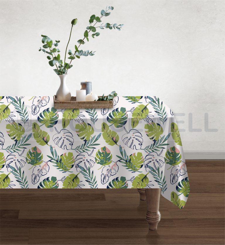 Printed Polyester Tablecloth, Water Repellent, Quick Dry , Heavy Duty,Comfortable to touch