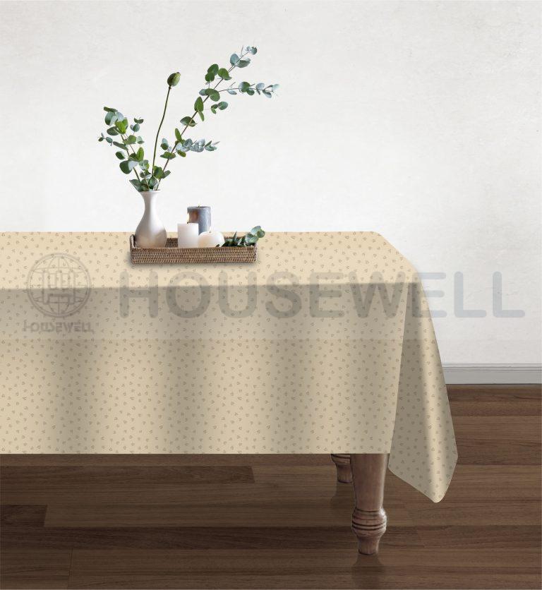 Solid Color 100% Polyester Table Cover, Wipes Clean, No smell,Mildew Resistant , Heavy Duty,Comfortable to touch