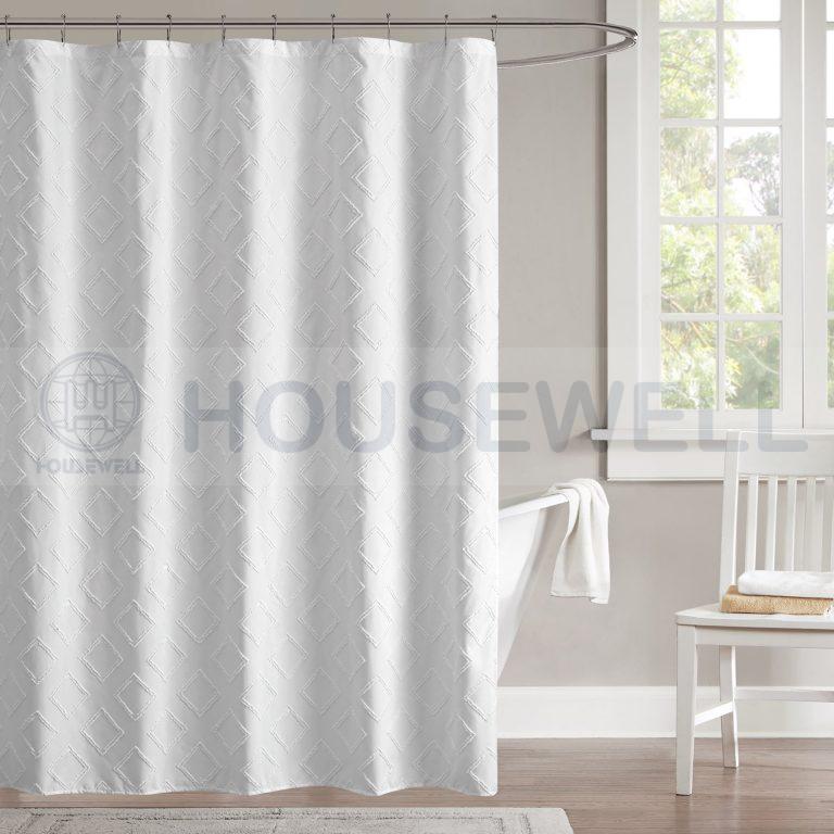 Ningbo Housewares Manufacturing Co.,Ltd.，the Clipped Jacquard Shower Curtain Souce factory