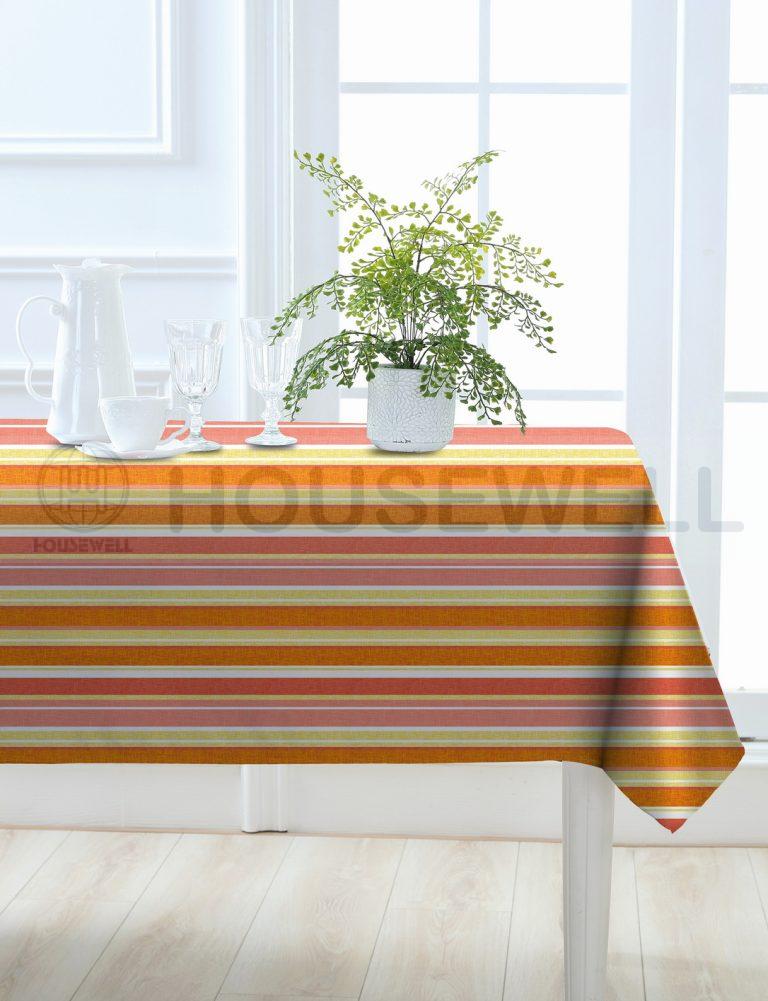 Printed Vinyl with Flannel Back Tablecloths, Water Repellent, Eco-Friendly and Non-toxic