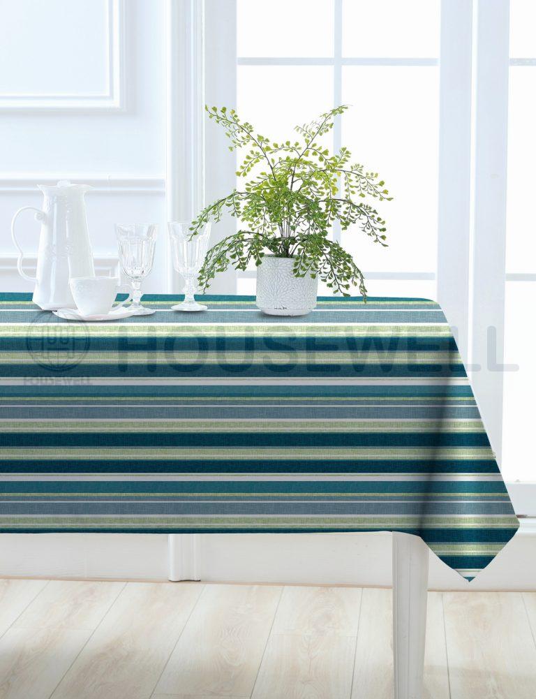 Printed Vinyl with Flannel Back Table Cover, Water Repellent, Eco-Friendly and Non-toxic